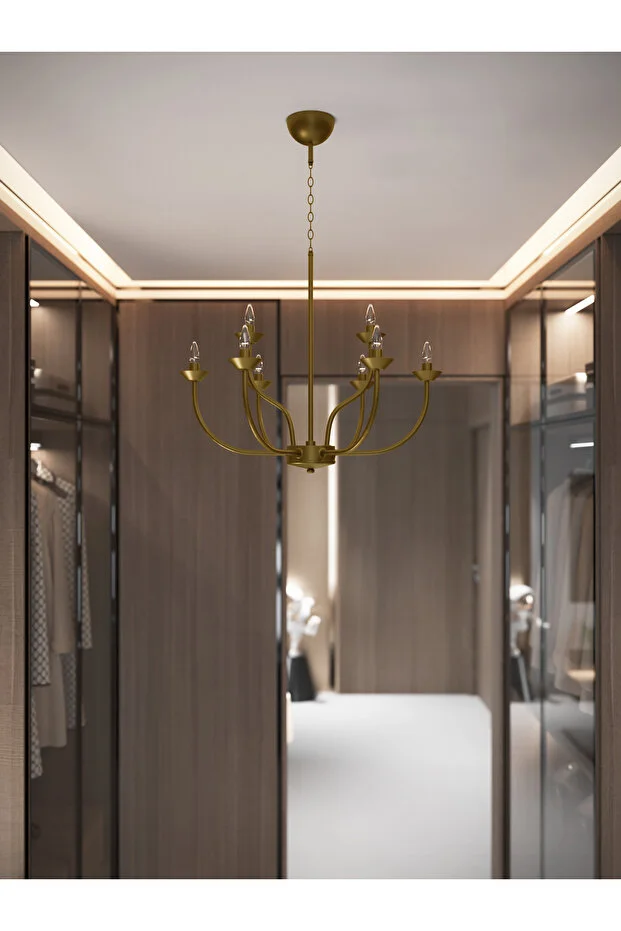 VALENTIA Eskitme 8 Kollu Klasik Avize